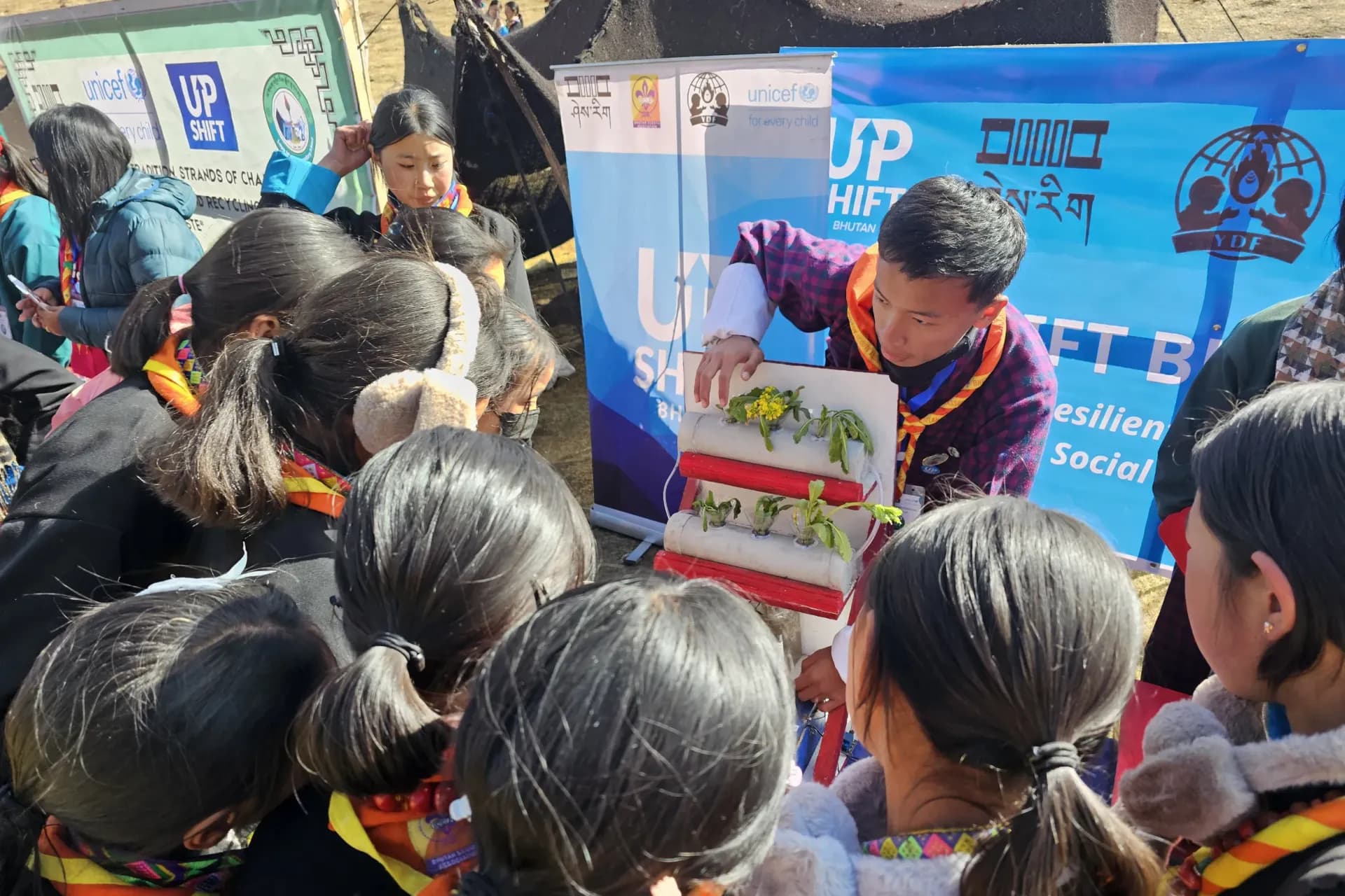 Classroom ideas to the clouds - UNICEF Bhutan